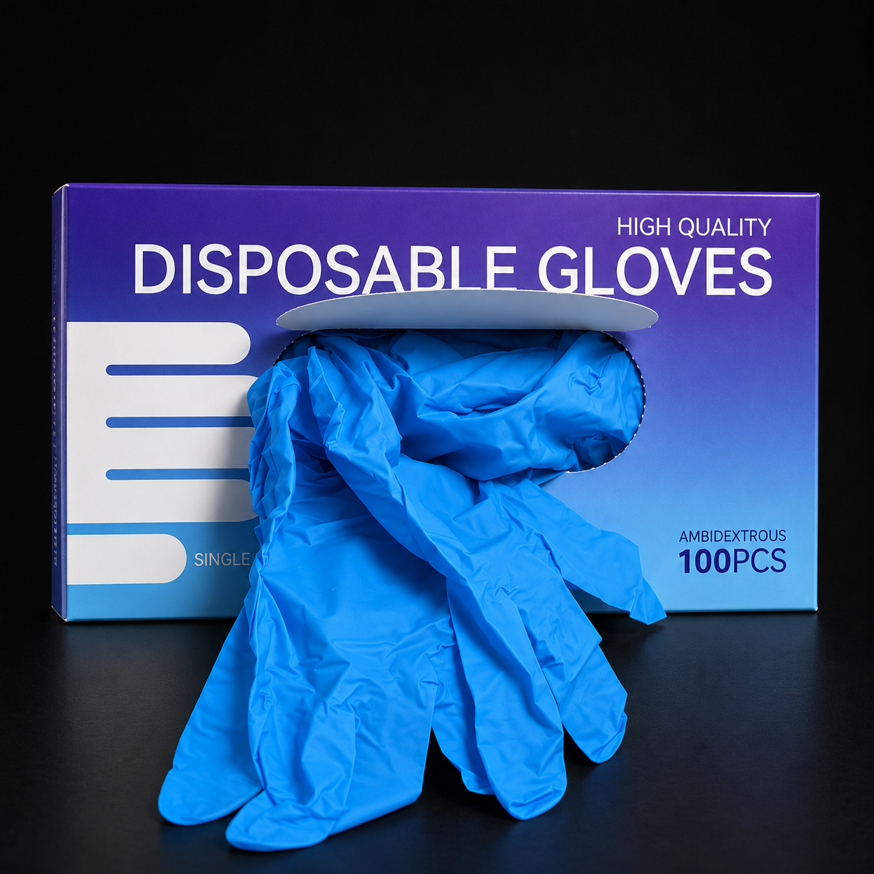 Eos Powder-Free Latex Gloves  (Box of 100)